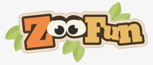 Zoo Fun Scrapbook Svg Title Zoo Fun Svg Scrapbook Title - Zoo Scrapbook Clipart #4008043