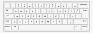 Medium Image - Computer Keyboard Clipart Black And White - Free ...