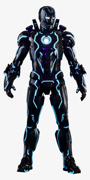 Hot Toys Neon Tech Iron Man Mark Iv Sixth Scale Figure - Iron Man Mark Neon #4008700