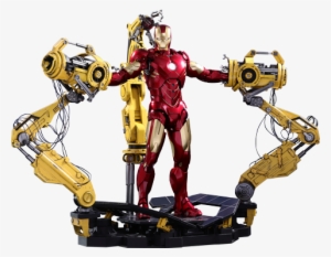 Hot Toys Iron Man Mark Iv With Suit-up Gantry Collectible - Iron Man Diecast #4009140