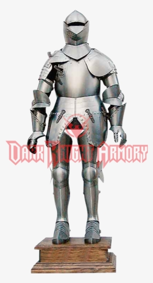 Deluxe Knights Suit Of Armor - Knight Armor Front On Medieval #4009443