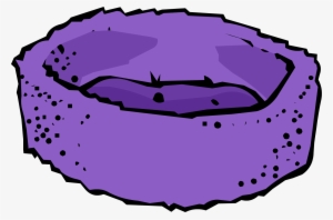 Purple Bed - Png - Club Penguin Puffle Bed #4009558