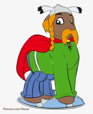 Alasou, Asterix, Moustache, Patreon, Ponified, Safe, - Vitalstatistix #4009882