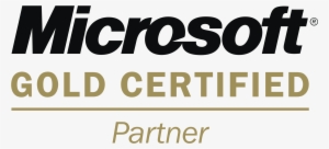 Microsoft Gold Certified Partner Logo Png Transparent - Microsoft Gold Certified Partner Logo Png #4010121