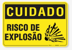 Rs Pro Explosive Sign With Pictogram Only Vinyl, 100 #4011633 Rs Pro Explosive Sign With Pictogram Only Vinyl, 100 #4011633