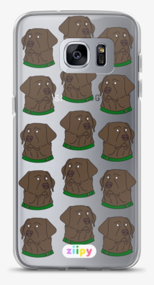Chocolate Lab Samsung Case - Christmas Pudding #4012451