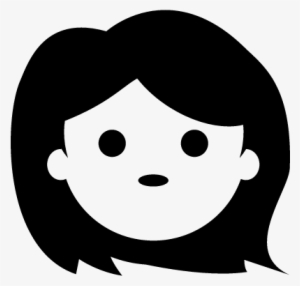 Girl Face Vector - Icono De Niña Png #4013014