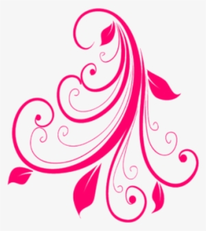 Arabesco Rosa Pink Png - Ramos De Flores Azul Png #4013706