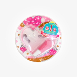 Artifical Lashes - Koji Spring Heart Eyelash (#18 Natural Half) 1 Pair #4013737