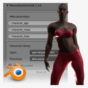 The Skeleton Is Auto-fitted To Morphings, Without Needing - Manuel Bastioni Lab Blender #4013814