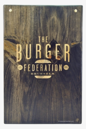 Economy Wood Menu, Burger Federation - Burger Menu Cover #4014083