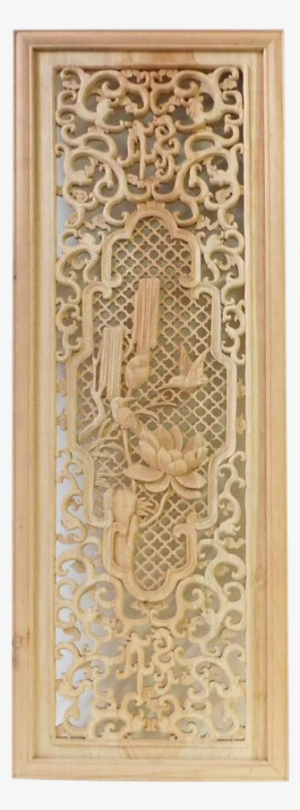Chinese Wood Carving Plaque On Chairish - Wood Carving #4014131