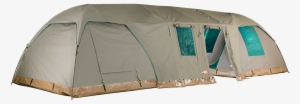 S002 De Safari Double Bow 2x 3m Tents - Dual Canvas Dome Tent Extension #4014296