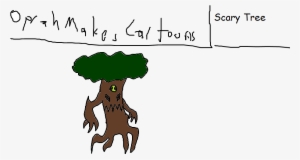 Scary Tree - Eatle Oprah Makes Cartoons #4014368