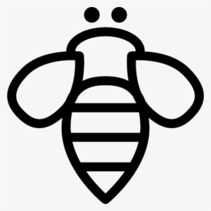 Bee Insect Outline Vector - Icono De Abeja #4014819