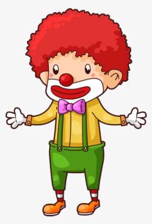 Clown Clipart Children's - Cute Clown Cartoon #4015108