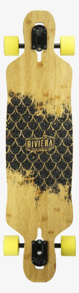 Riviera Beta Fish Drop Through Complete 38" Free Usa - Longboard Completo Riviera Skateboards Beta Fish #4015127