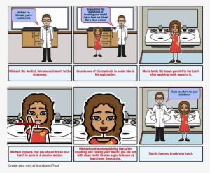 Brushing Teeth - Brushing Teeth Storyboard #4015295