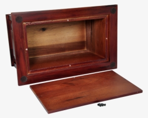 Urn Opening Shown Of Classic Cherry Finish Urn- Raised - Dog #4015520