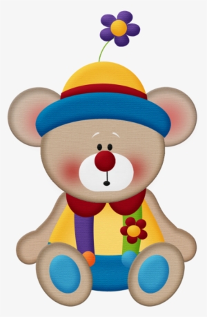 Aw Circus Bear 9 - Oso Vestido De Payaso #4015564