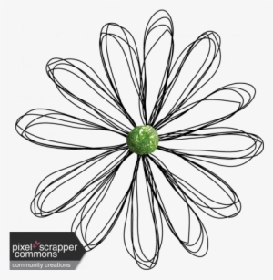 Scribble Flower - Digital Scrapbooking #4016415