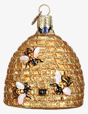 Bee Skep Glass Ornament By Old World Christmas #4017736