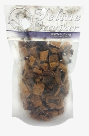 Feline Caviar Buffalo Lung Treats For Cat & Kittens - Feline Caviar Buffalo Liver Cat Treats, 4-oz Bag #4017756