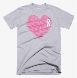Breast Cancer Heart Ribbon T-shirt - Bell 47 Helicopter T-shirt - Personalized With Your #4018209