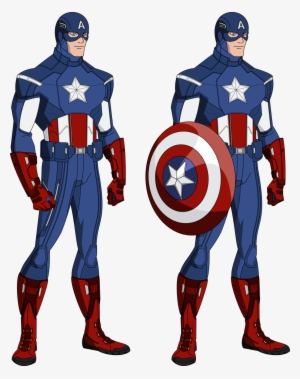 Vector Download America Drawing Comic - Captain America Avengers Animated #4018545