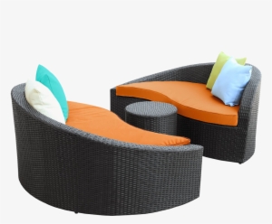 Image Product 60 - Lexmod Magatama 3 Piece Outdoor Patio Chaise #4018571