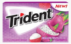 Trident Dragon Fruit Lychee Sugar Free Gum - Trident Dragon Fruit Lychee #4019242