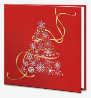 Red Silver And Gold Foil Christmas Tree - Victoria #4020301