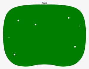 15′ X 20′ 5-hole Pro Backyard Or Indoor Putting Green - Circle #4020321