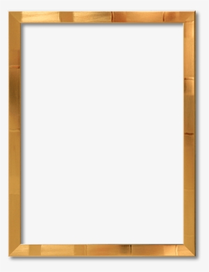 38mm Brushed Bronze Frame - Wood Frame Clipart Png #4020758