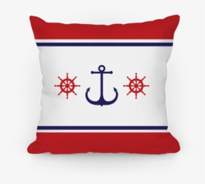 Anchor And Stripes Pillow - Mobile Phone #4022366