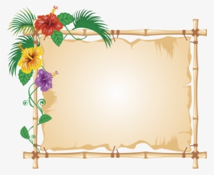 Tropical Border Png - Passion Flower #4023178