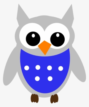 How To Set Use Blue Gray Owl Svg Vector - Gray Owl Clip Art #4023345