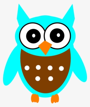 Fresh Aqua & Yellow Owl Vectors & Papers - Gambar Owl Kartun Hd #4023817