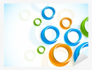 Vinilo Pixerstick Fondo Con Círculos De Colores • Pixers® - Illustration #4024304