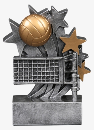 57218gs Star Blast Resin Volleyball Trophy - Resin #4024612