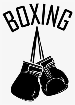 Vinilo Decorativo Guantes De Boxeo - Black Boxing Gloves Clipart #4024695