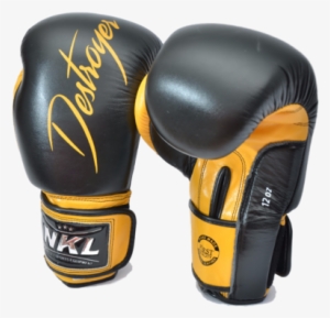 Guantes Boxeo "nkl Black Dog Destroyer" Piel De Bufalo - Glove #4025161