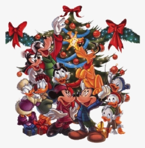 Disney Christmas Clip Art - Mickey And Friends For Christmas #4025486