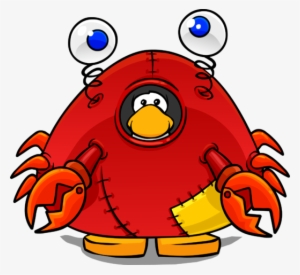 Crab Costume From A Player Card - Club Penguin Crab Suit #4026206