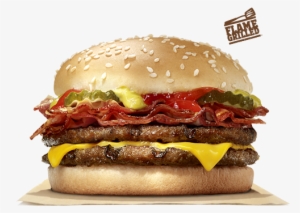 Make Room For Our Bacon Double Cheeseburger, Two Signature - Bacon Double Cheeseburger Deluxe #4026508