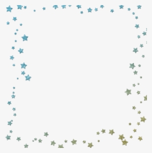 Frame-star - Christmas Lights Frame Png #4027644