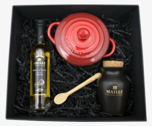 Maille & Le Creuset Truffle Indulgence Giftbox Open - Le Creuset #4027932