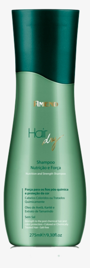 Shampoo Amend Hair Dry 275ml Nutri Ao - Amend Dry Hair Shampoo Nutrition And Strength Without #4028353