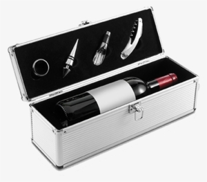 Wine Set In Gift Box - Impression - Set Vino Impression - 36x11x11 Cm - 6829-32 #4028963