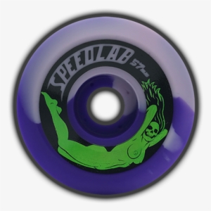 Limited Edition Purple Swirl - Speed Labs Skateboard Wheels - Bombshells - 57mm #4029237